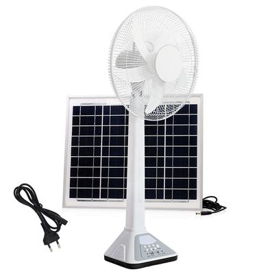 Fan solar de SAA 15W de la CA DC de la fan 12V 4.5Ah del soporte recargable solar del piso