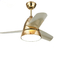 Luz de oro de la fan de techo del soporte del rubor del metal del color con la cuchilla plástica tres